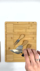 Tábua de Madeira Premium para Frios + Garfinhos