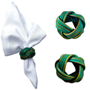 Kit 6 Argolas Entrelaçadas Porta Guardanapo para Mesa Posta (cores diferentes disponíveis)