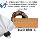 Anel argola porta guardanapo entrelaçado para mesa posta