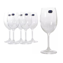 Jogo 6 Taças Bohemia Cristal Eco Titanium Vinho Branco 350ml Cor Transparente