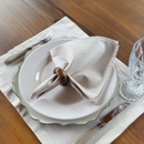 Kit 6 Guardanapos em Tecido Algodão 45 x 45 bainha Premium