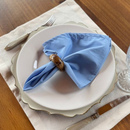 Kit 6 Guardanapos em Tecido Algodão 45 x 45 bainha Premium