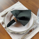 Kit 6 Guardanapos em Tecido Algodão 45 x 45 bainha Premium