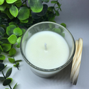 Vela aromática artesanal PREMIUM 150/100G - Vários Aromas - Com especiarias e tampa de madeira