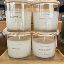 Vela aromática artesanal PREMIUM 150/100G - Vários Aromas - Com especiarias e tampa de madeira