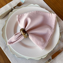 Kit 6 Guardanapos em Tecido Algodão 45 x 45 bainha Premium