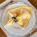 Kit 6 Guardanapos em Tecido Algodão 45 x 45 bainha Premium