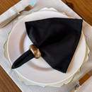 Kit 6 Guardanapos em Tecido Algodão 45 x 45 bainha Premium