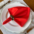 Kit 6 Guardanapos em Tecido Algodão 45 x 45 bainha Premium