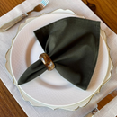 Kit 6 Guardanapos em Tecido Algodão 45 x 45 bainha Premium