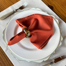 Kit 6 Guardanapos em Tecido Algodão 45 x 45 bainha Premium