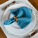 Kit 6 Guardanapos em Tecido Algodão 45 x 45 bainha Premium