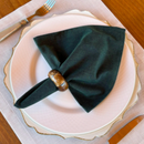 Kit 6 Guardanapos em Tecido Algodão 45 x 45 bainha Premium