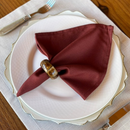 Kit 6 Guardanapos em Tecido Algodão 45 x 45 bainha Premium