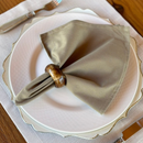 Kit 6 Guardanapos em Tecido Algodão 45 x 45 bainha Premium