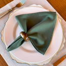 Kit 6 Guardanapos em Tecido Algodão 45 x 45 bainha Premium