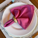 Kit 6 Guardanapos em Tecido Algodão 45 x 45 bainha Premium