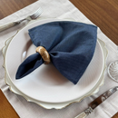 Kit 6 Guardanapos em Tecido Algodão 45 x 45 bainha Premium