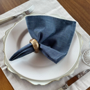 Kit 6 Guardanapos em Tecido Algodão 45 x 45 bainha Premium