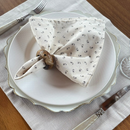 Kit 6 Guardanapos em Tecido Algodão 45 x 45 bainha Premium