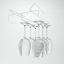 Suporte Móvel para 6 Taças Organizador Armário Aramado Cozinha Cristaleira