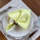 Kit 6 Guardanapos em Tecido Algodão 45 x 45 bainha Premium