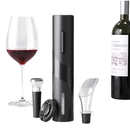 Saca Rolha Abridor De Vinho Elétrico Recarregável Automático Kit 4 Peças Carregamento por usb