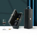 WineBox Luxo – Kit Presente com Maleta e Acessórios