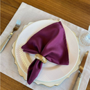 Kit 6 Guardanapos em Tecido Algodão 45 x 45 bainha Premium