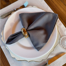 Kit 6 Guardanapos em Tecido Algodão 45 x 45 bainha Premium