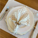 Kit 6 Guardanapos em Tecido Algodão 45 x 45 bainha Premium