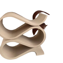 Adega de Mesa com Suporte para Vinho Elegante e Sofisticada Design Moderno