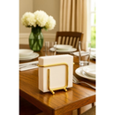 Porta Guardanapo de Mesa em Metal Charme e Organização para Sua Mesa