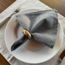 Kit 6 Guardanapos em Tecido Algodão 45 x 45 bainha Premium