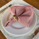 Kit 6 Guardanapos em Tecido Algodão 45 x 45 bainha Premium