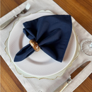 Kit 6 Guardanapos em Tecido Algodão 45 x 45 bainha Premium