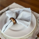 Kit 6 Guardanapos em Tecido Algodão 45 x 45 bainha Premium