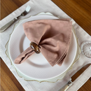 Kit 6 Guardanapos em Tecido Algodão 45 x 45 bainha Premium