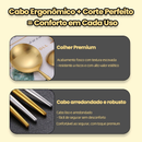 AICOOL 24 Jogo De Talheres Inoxidável 416 Suprimentos De Cozinha Talheres de Dourados Talheres