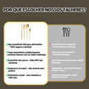 AICOOL 24 Jogo De Talheres Inoxidável 416 Suprimentos De Cozinha Talheres de Dourados Talheres