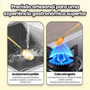AICOOL 24 Jogo De Talheres Inoxidável 416 Suprimentos De Cozinha Talheres de Dourados Talheres