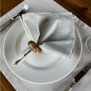 Kit 6 Guardanapos em Tecido Algodão 45 x 45 bainha Premium