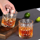 Jogo Copos Vidro Baixo para Whisky Drinks Licor 6 Peças 340ml Luxo Decoração Mimo Style Original
