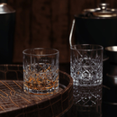 Jogo Copos Vidro Baixo para Whisky Drinks Licor 6 Peças 340ml Luxo Decoração Mimo Style Original