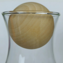 Jarra de vidro com Tampa de Bambu 1,7 Litros Kit 6 Copos de Vidro 280ml