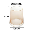 Jarra de vidro com Tampa de Bambu 1,7 Litros Kit 6 Copos de Vidro 280ml